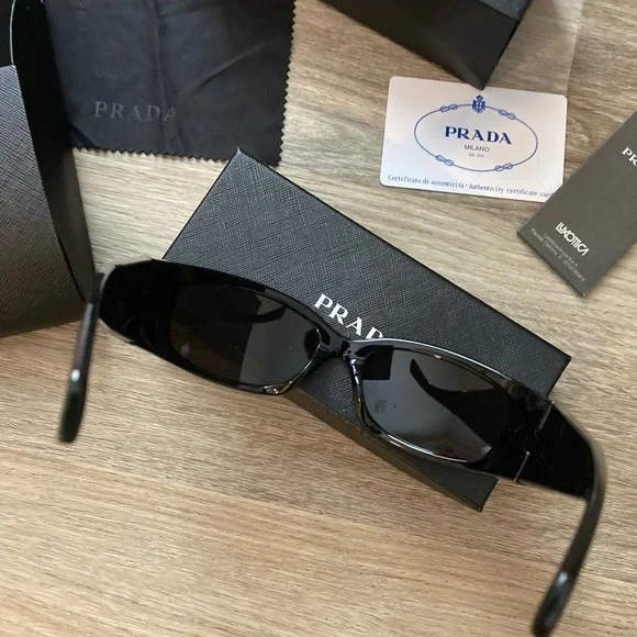 COPY black butterflies  Men's Sunglasses by Prada - Picture 4 of 11